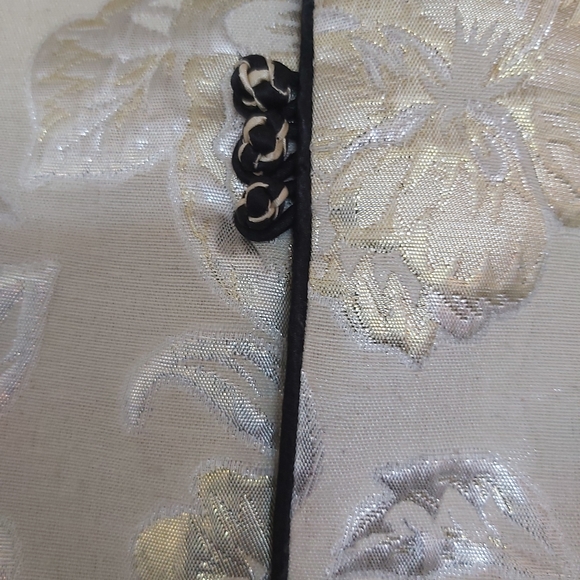 Brocade asian blazer size L - Picture 2 of 8